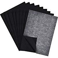 60 Hojas de Papel Transfer Papel de Carb&oacute;n Papel de Calco 9 por 13 Pulgadas para Madera, Tela, Lienzo
