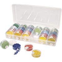 Rayher Caja almacenaje Rocallas, surtido, 26,7x12,2x4,7cm, para. ca. 36 botes