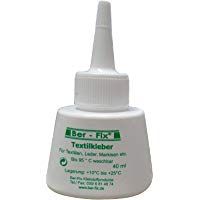 BER-Fix pegamento para tela lavable a 95&deg; resistente a planchado a 180&deg; sin planchar (40 ml)