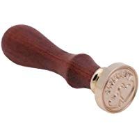 Sello de cera de starnearby Retro amor patr&oacute;n mango de madera de palisandro, documentos Post sobres invitaciones de boda, sellado
