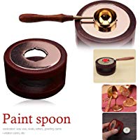 mollylover Sealing Wax Beech Melting Stove Special Melting Furnace,Stamp Seal Sealing Wax Vintage Retro Classic, Antique Wax Seal Stamp Kit Set