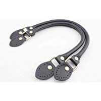 Asas de piel sint&eacute;tica y piel aut&eacute;ntica, asas para monedero, asa para bolsos, bolso, coser en bolsa, asa de reemplazo, un par (2 piezas) por lote