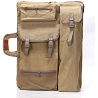 Bolsos del bloc de dibujo de la lona multifuncional 4k camuflaje port&aacute;til a prueba de agua Bag para artista de Mochila del hombro para el dibujo que bosqueja la Carpetas de dibujo BU-856