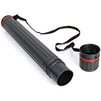 Tubo telesc&oacute;pico Quickdraw para dibujos y planos, de 1,3&nbsp;m x 125&nbsp;mm, con cinta de transporte ajustable.