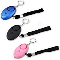 schramm 3&nbsp;Pieza Funda Alarma antip&aacute;nico Defensa 130dB Llavero Linterna Bolsillos Alarma antip&aacute;nico Autodefensa 3&nbsp;Pack