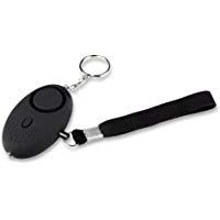schramm Funda Alarma Negro Alarma antip&aacute;nico Autoprotecci&oacute;n 130dB Llavero Linterna Bolsillos Alarma antip&aacute;nico Autodefensa