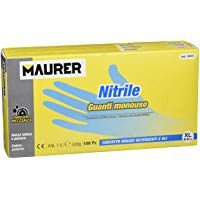 Maurer 15030636 Guante Desechable Nitrilo Talla 9 XL Caja 100 Unidades