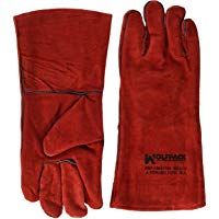 Wolfpack 15031150 Guante Soldar Denso Rojo Largo