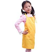 LissomPlume Delantal de ni&ntilde;os de 5-7 a&ntilde;os de edad de estilo Corea lindo beb&eacute; vivero ropa de pintura