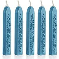 Arpoador 5&nbsp;piezas sellado wicks Wax palos port&aacute;til Decor cera Vino Rojo