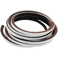 lzndeal 1 pz. Sello Autoadhesivo Strip 5M Door Draft Excluder Brush Protector de Ventana a Prueba de Viento