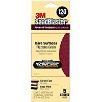 3&nbsp;M 11120-g S y Papel con Respaldo Antideslizante, 3&nbsp;&ndash;&nbsp;2/3-inch x 22,9&nbsp;cm, gramaje, marr&oacute;n