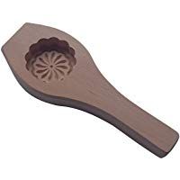 WDOIT ersonalized madera para horno para reposter&iacute;a molde para tartas de postre molde para hornear herramientas crisantemos madera Drip-shaped flowers 18.5 * 7cm