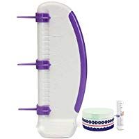 Huertuer Regla de Silicona para Fondant, Moldes para Decoraci&oacute;n de Tartas (Color Blanco)