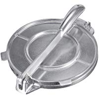 sunronal Prensa de Tortillas Maker Tortilla Press Sartenes Antiadherentes Aluminio Ensalada Tostada Bakers Tortilladora a Met&aacute;lico para Familia Camping Restaurante 20 cm