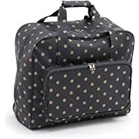 Colecci&oacute;n de valores de Hobbygift: Bolsa de m&aacute;quina de Coser: Lunares, carb&oacute;n, Mate, algod&oacute;n de PVC, Surtidos, 20 x 43 x 37&nbsp;cm