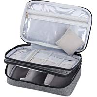 Luxja Organizador de Tejer Bolsa para Accesorios de Coser como Agujas Tijeras Hilos (No incluido accesorios)