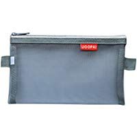 A45 Simple Nylon Transparent Mesh Pencil Bag Storage Bag Student Examination Portable Pencil Case