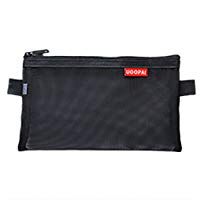 A45 Simple Nylon Transparent Mesh Pencil Bag Storage Bag Student Examination Portable Pencil Case