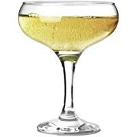Bistro - Juego de 12 copas de champ&aacute;n (275 ml), elegantes y asequibles