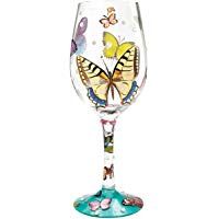 Lolita Copa para Vino laquo;Butterfly Wishes&raquo;