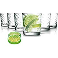 Tivoli Versaille Vasos de Agua / 395 ML/Conjunto de 6 / Gafas Lavavajillas/Vasos de Cristal