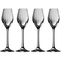 Galway Crystal Erne Sherry Gafas (Juego de 4), Transparente, Juego de 4