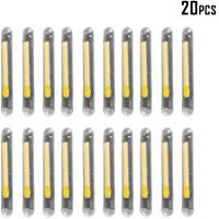 Abracing 20pcs Que pescan el palillo Luminoso Flotante de Lightstick Fluorescente para la Pesca de la Noche