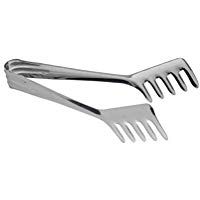 Genware NEV-6740 - Pinzas para espagueti o salchichas, acero inoxidable, 20 cm