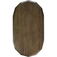 Fairmont & -Tabla Ovalada facetada de Fresno de 40 cm, Madera, 40 x 40 cm