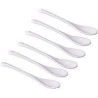 Cucharas de Porcelana Set de 6, 12&nbsp;o 18&nbsp;piezas cer&aacute;mica blanco como Servir/dipl&ouml;ffel/T&eacute; Cuchara/eierl&ouml;ffel