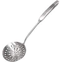 Rustproof, Integral Forming, Durable Newness 304 Stainless Steel with Vacuum Ergonomic Handle, Comfortable Grip Design Strainer Ladle