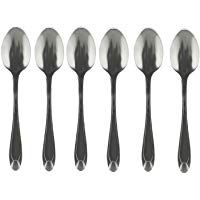 Shine Teaspoon - Juego de cucharas de t&eacute; (12 Unidades, Acero Inoxidable)