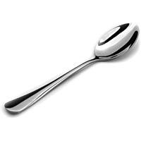 Juego de 12 cucharillas de poste de 17 cm, de acero inoxidable para mesa de cocina.