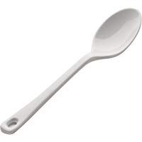 Lacor 63600 - Cuchara Lisa de melamina cl&aacute;sica, 17 cm, Color Blanco
