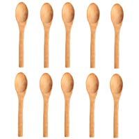 cosanter 10&nbsp;pieza Juego de cuchara de madera cucharas de mermelada creativo cuchara de miel mano gemachter h&ouml;lzerner Cuchara de vino Lectura Cubiertos Sets Cocina