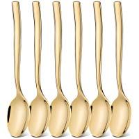 icxox Cucharas De Espresso Set De 6 Piezas, 11,6cm, Acero INOX 18/10
