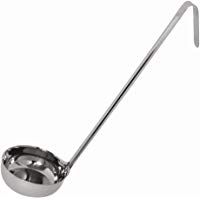 Vogue GG003 - Cuchar&oacute;n de fondo plano de acero inoxidable, capacidad de 56&nbsp;ml
