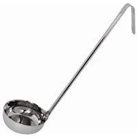 Vogue cuchar&oacute;n de fondo plano 56&nbsp;ml acero inoxidable cocina cocinar utensilios de servir