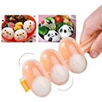 Moldes de bola de arroz, cuadrados para hacer bolas de sushi, cuchara para cocina, utensilios de cocina