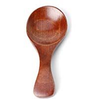 GROOMY Cuchara de Sal de Madera peque&ntilde;a Madera Az&uacute;car Condimentos Cucharitas de t&eacute; Herramienta de vajilla de Cocina