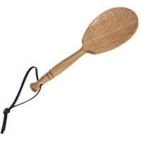 T&G Woodware Cream & Country - Cuchara para salero (madera de roble), dise&ntilde;o vintage