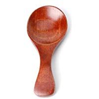Cuchara peque&ntilde;a de madera, cuchara de t&eacute; y miel para condimentos de sal y az&uacute;car