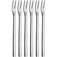 WMF Nuova Tenedor de c&oacute;ctel Acero inoxidable 6pieza(s) - tenedores (6 pieza(s), 12,5 cm)