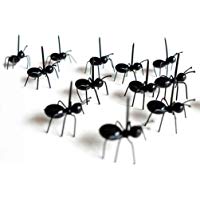 FBlue 12pcs/set de recogida de alimentos Mini Ant fruta Tenedor Eco pl&aacute;stico de cocina tenedores de partido de la barra