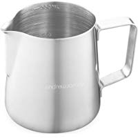 Vaporizador de leche inal&aacute;mbrico de acero inoxidable hermanos (443 ml)