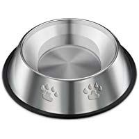 Laat - Comedero para mascotas de acero inoxidable, ideal para perros o gatos
