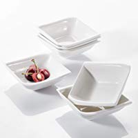 vancasso Serie Aurora Juego de Vajillas Marfil Blanco Porcelana Vajilla Elegante con Tazas/Platos Combinacion