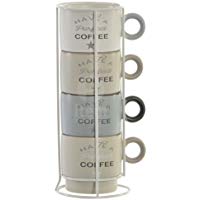 Item Juego Tazas Cafe gres