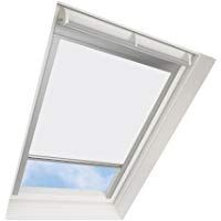 DARKONA &reg; Estores de techo para tragaluces VELUX - Estor opaco - Varios colores / Varias medidas - Marco de aluminio plata